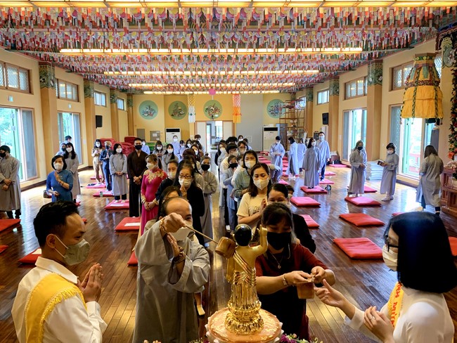 The Vesak Great Ceremony at Hoang Phap Temple in Jeonju City - South Korea
